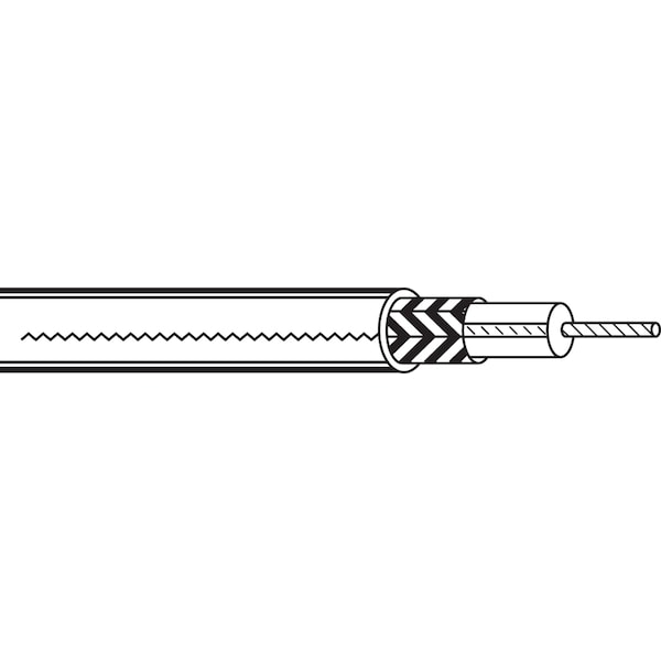 Belden M17/93-RG178 30 STR SCCS TFE, 96% SPC BRD SHD FEP JKT WHT, 1000FT 83265 0091000 - main